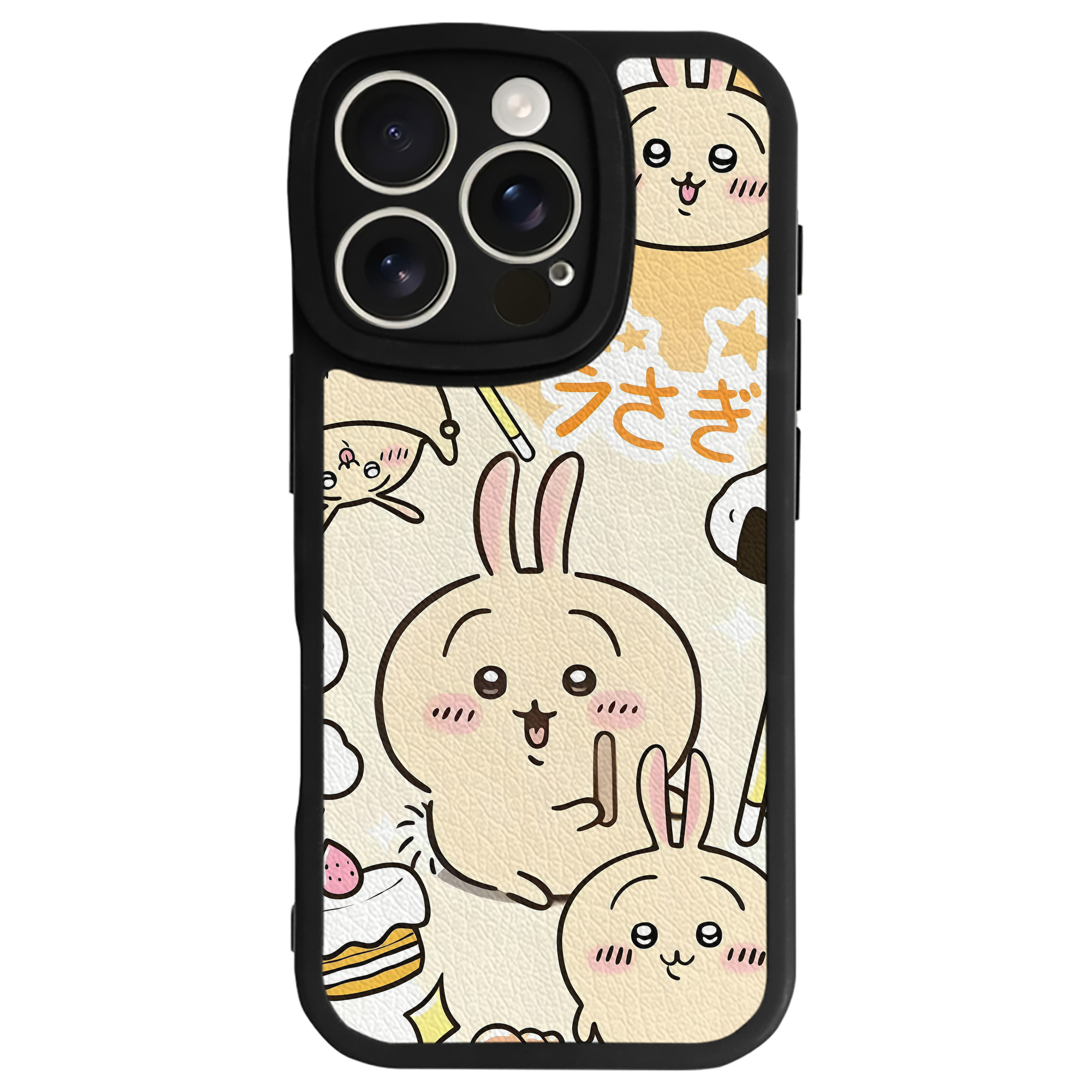 （画像用） ちいかわ Chii-kawa 【iPhone 16シリーズ対応】シリコンスマホケース（レザー調） 材質：シリコン